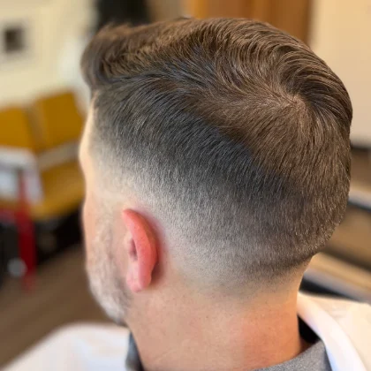 Recent haircut at Heartbreakers Barbershop
