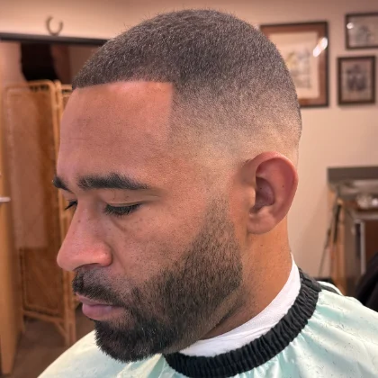 Recent haircut at Heartbreakers Barbershop