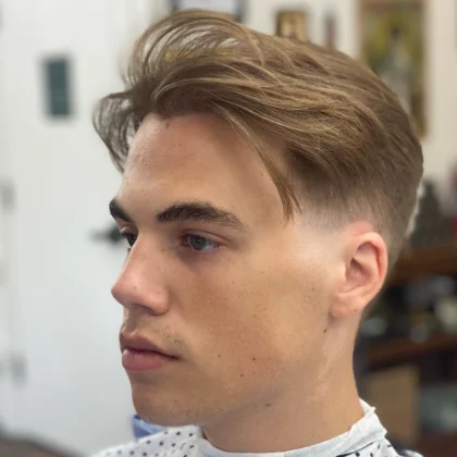 Recent haircut at Heartbreakers Barbershop