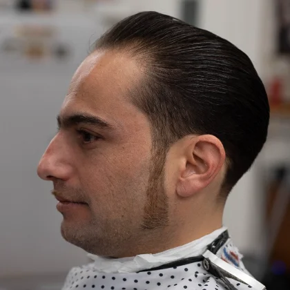 Recent haircut at Heartbreakers Barbershop
