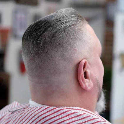 Recent haircut at Heartbreakers Barbershop