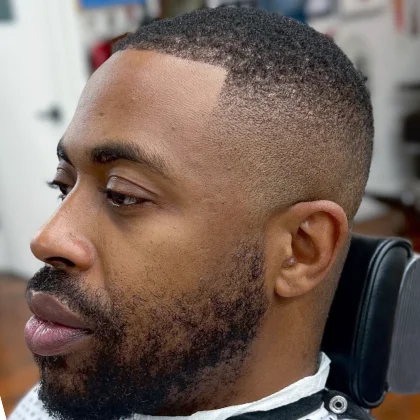 Recent haircut at Heartbreakers Barbershop